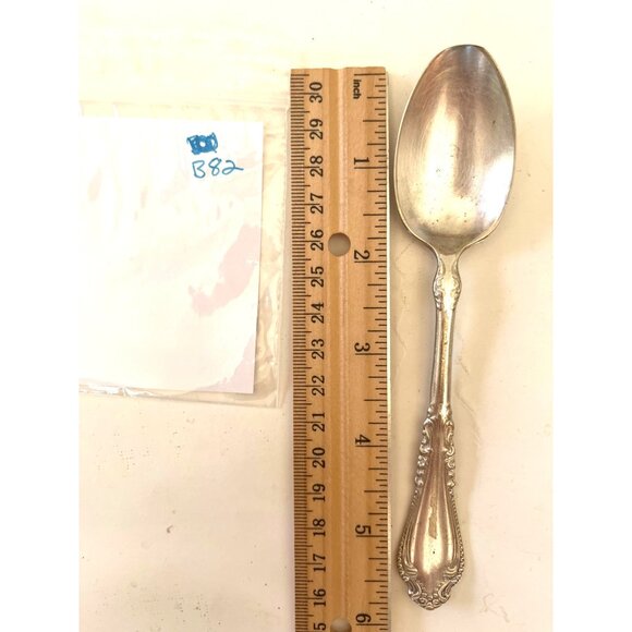 Vintage 1927 Ralp H. Hogan Silverplate Spoon Ornate Design Collectible Flatware - Picture 3 of 6